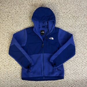 The North Face Royal Blue Denali Hooded  Fleece Jacket